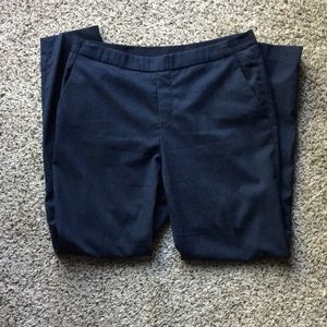 Uniqlo Navy Blue Pull On Pants